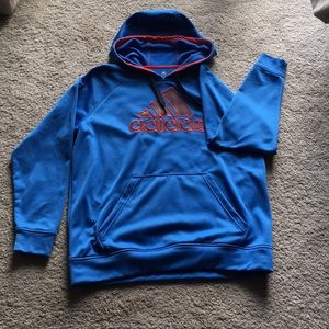 Adidas hooded sweatshirt, size XL.